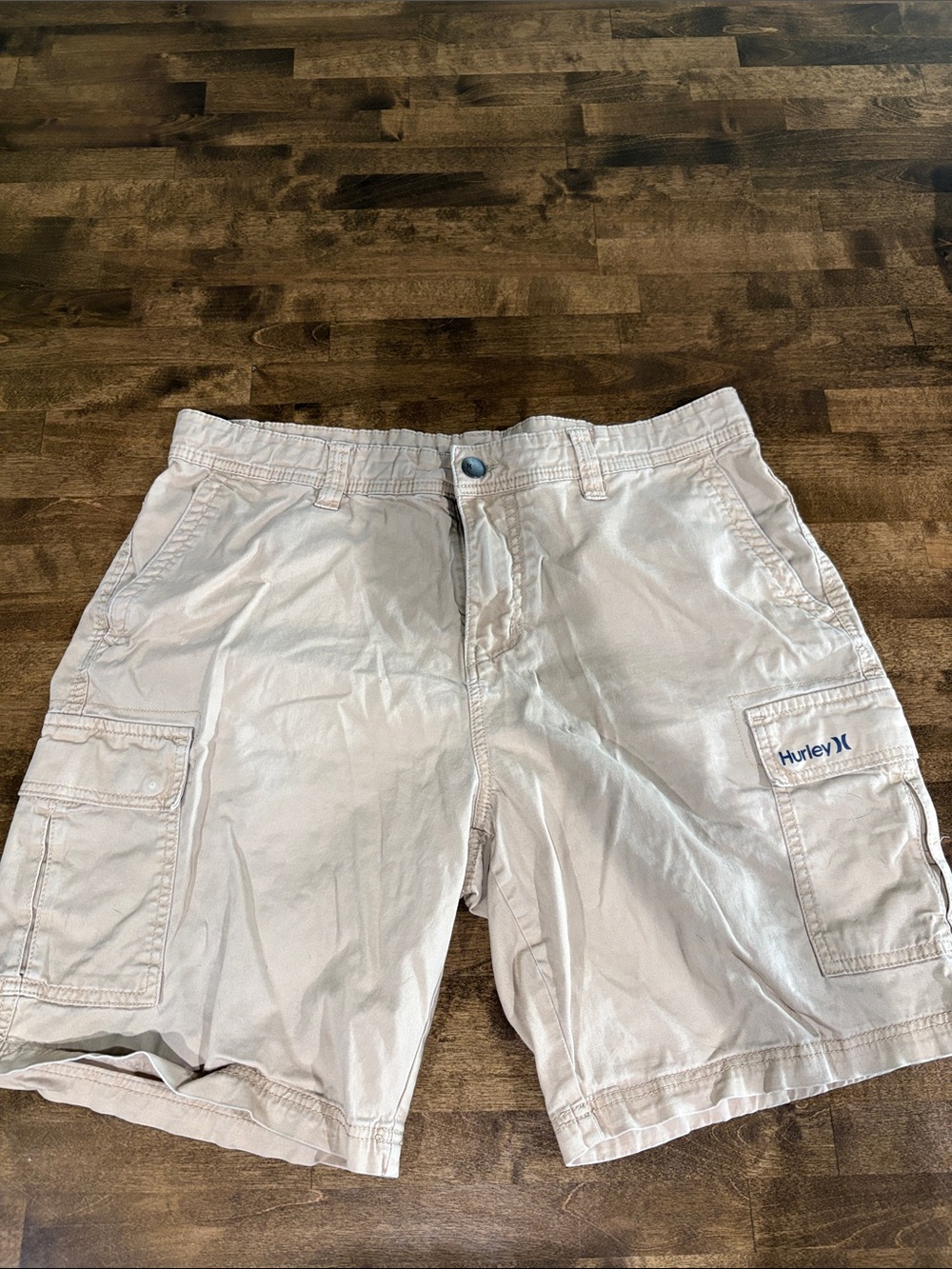 Hurley Light Tan Men's Cargo Shorts
